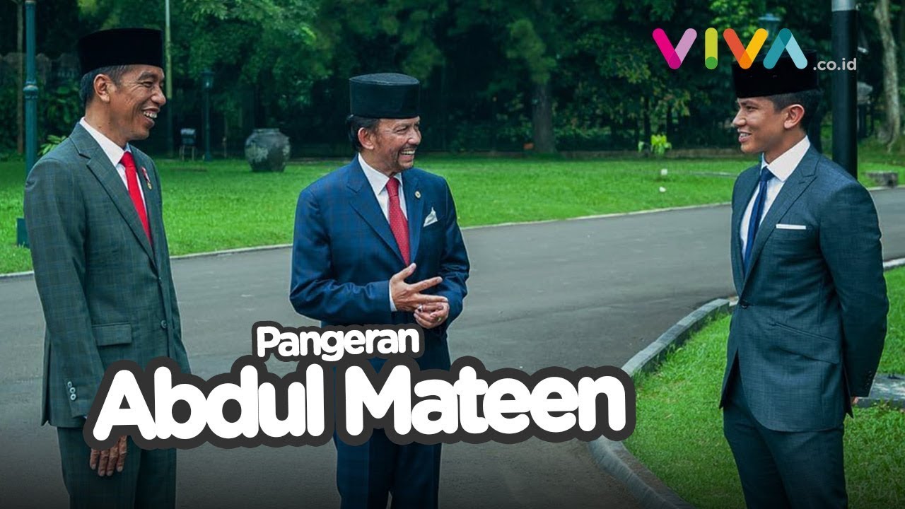 Pesona Pangeran Abdul Mateen di Rombongan Sultan Brunei