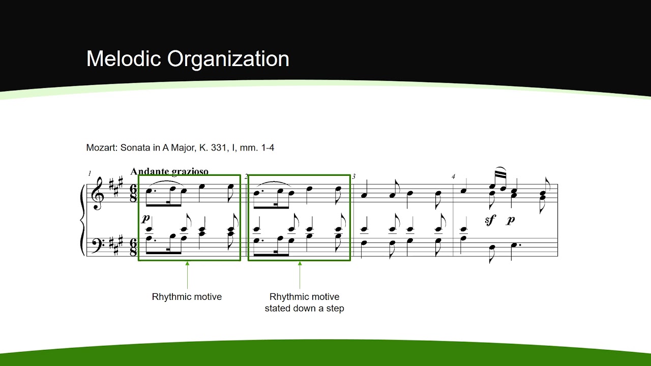 Module 23 Melodic Organization