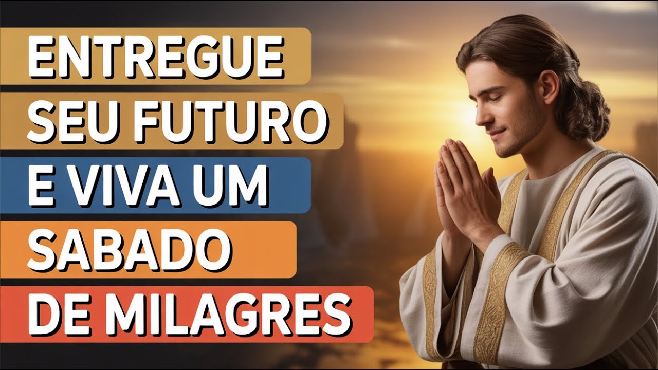 “ORAÇÃO TRANSFORMADORA DA MANHÃ - Sábado SAGRADO DE ENTREGA ABENÇOADA DO FUTURO À DIVINA VONTADE”