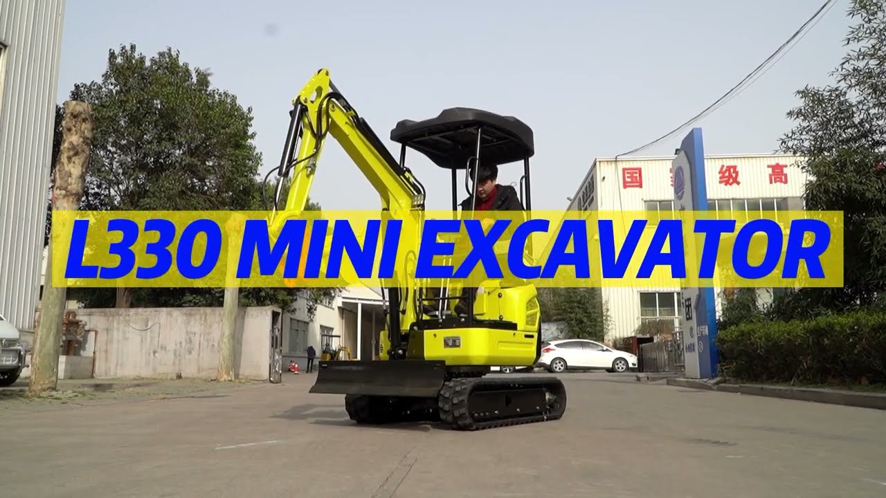 L330 mini excavator 2 ton crawler excavator small bagger mini digger