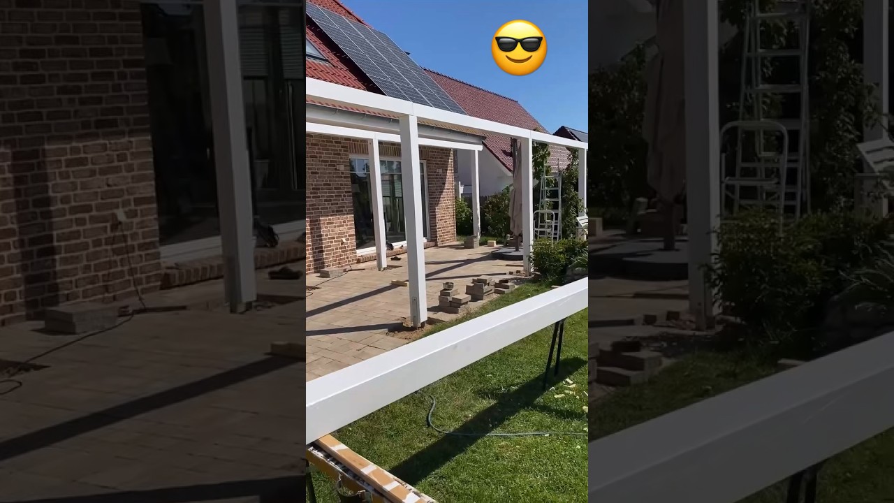 Das Projekt &bdquo;Terrassen&uuml;berdachung&ldquo; kommt langsam voran. #diy #woodworking #holz