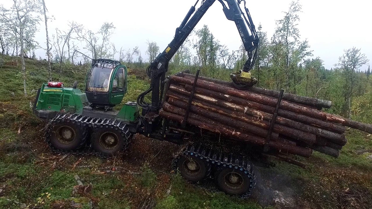 John Deere 1910G ifra Sorsele i Sverige