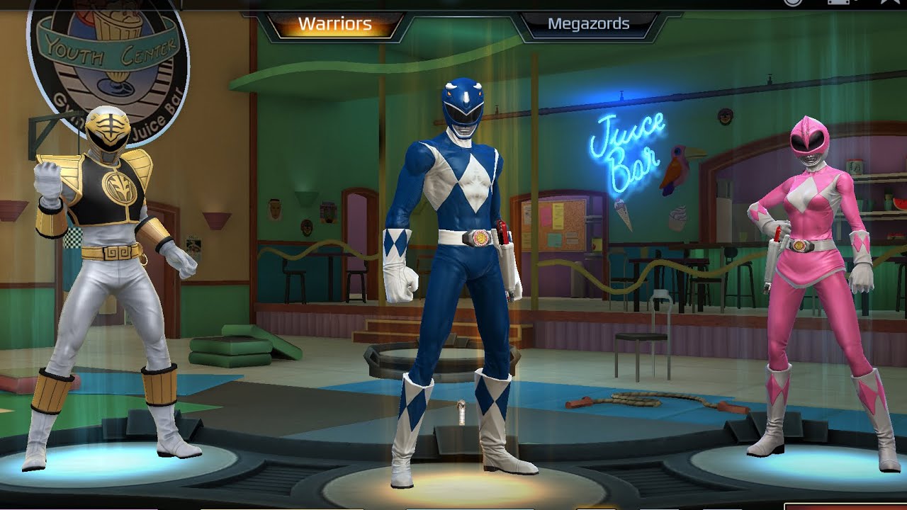 Power Rangers Legacy Wars Gameplay: MMPR Billy Cranston, Kimberly Hart & Tommy Oliver (White Ranger)