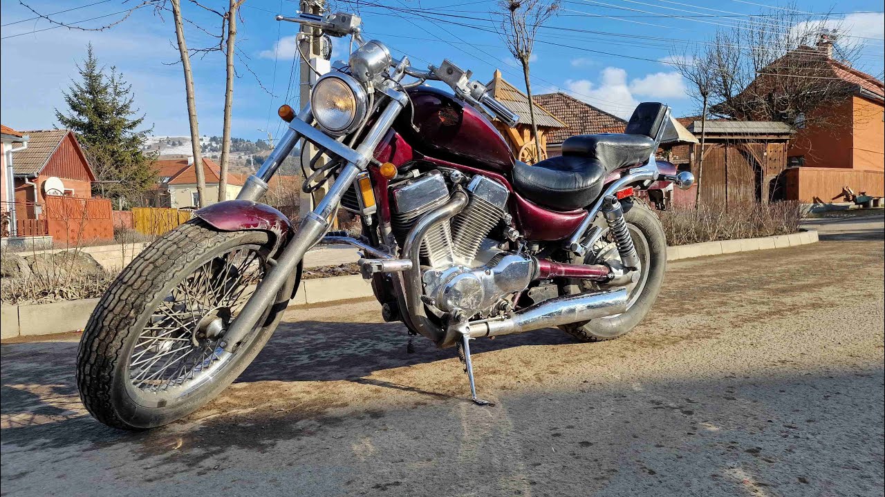 Suzuki Intruder Vs 1400 After 6 Years Of Stay In One Place #suzuki #intruder #motorcycle #chopper