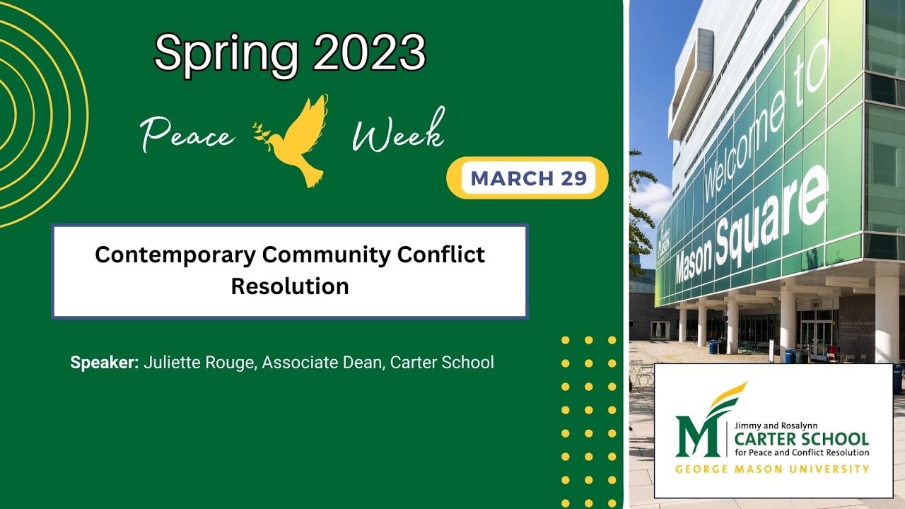 Contemporary Community Conflict Resolution