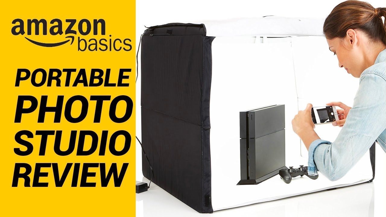 Распаковка и обзор портативной фотостудии Amazonbasics | Настройка фотоаппарата для продавца на eBay