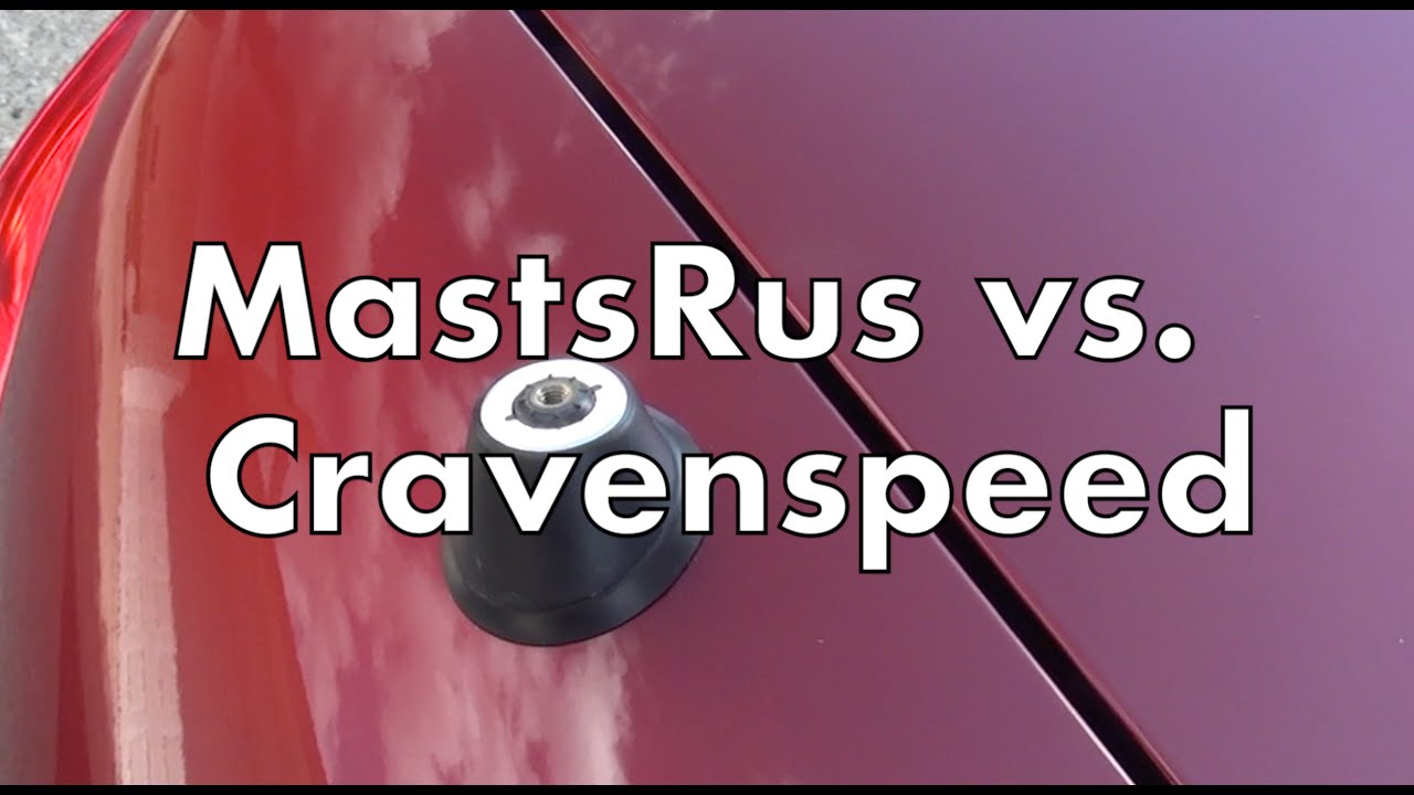 Cravenspeed Stubby vs. MastsRus Antenna Review