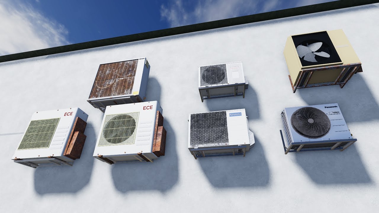 Running Air Conditioner in a Mega Shop | Roblox
