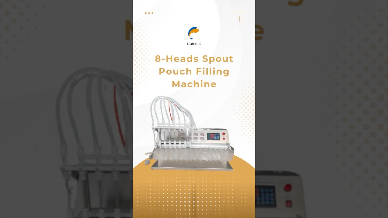 8 Heads Spout Pouch Filling Machine #fillingmachinechina #fillingmachines