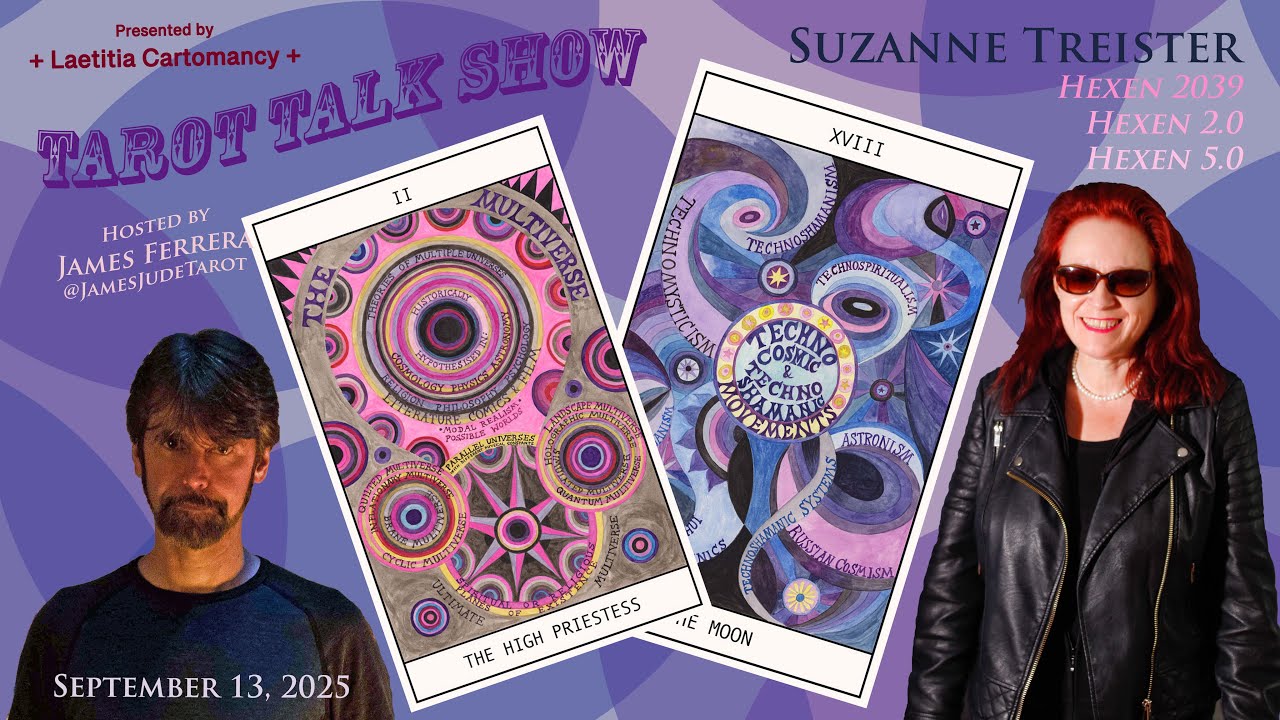 Tarot Talk Show with Suzanne Treister, creator of the Hexen 2.0 and Hexen 5.0 Tarot Decks