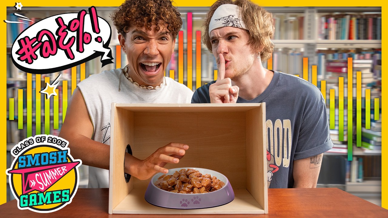Silent Library In A Real Library | Smosh Summer Games: Class of 2005