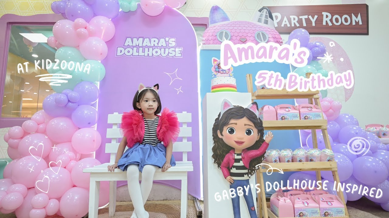 Amara at 5 ✨ Gabby&rsquo;s Dollhouse birthday party at the biggest Kidzoona in the country | Aimeeh Anne