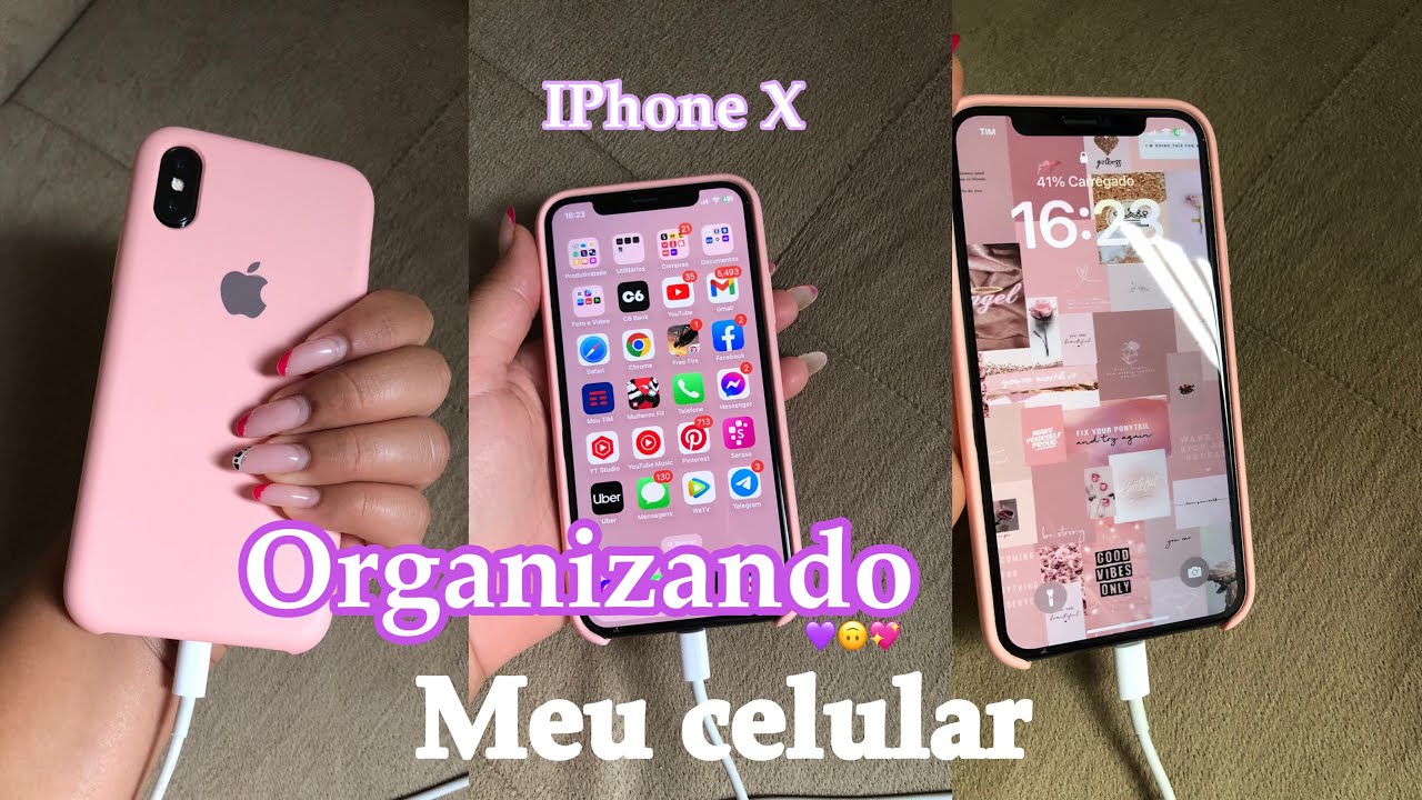 ORGANIZANDO MEU CELULAR NOVO *IPHONE X*