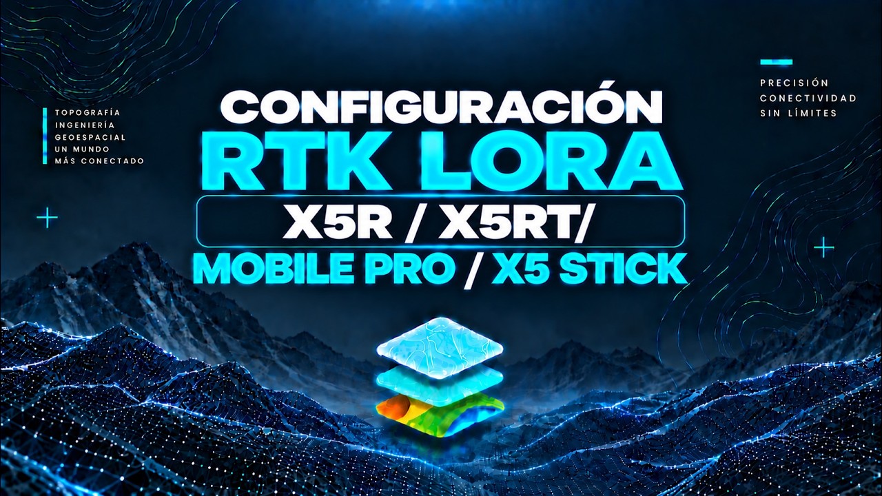 CONFIGURACIÓN RTK LORA X5R / X5RT/ X5 MOBILE PRO / X5 STICK