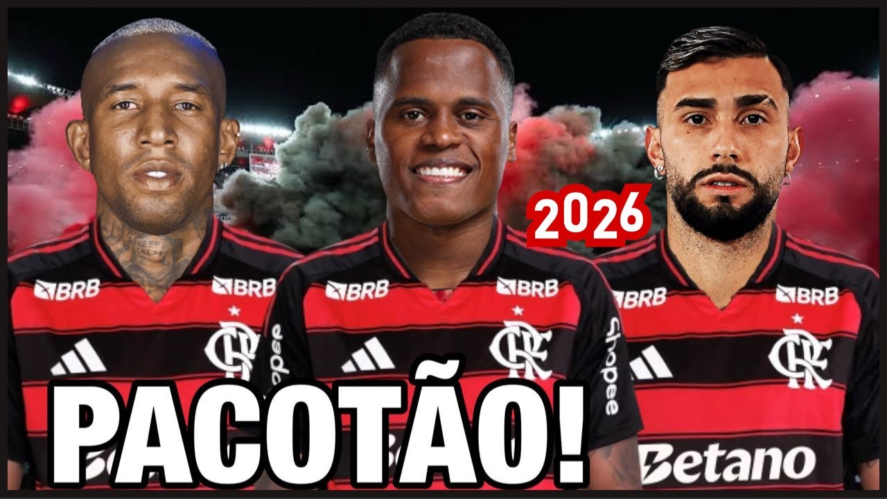 PACOT&Atilde;O DE REFOR&Ccedil;OS DO FLAMENGO PARA 2026!