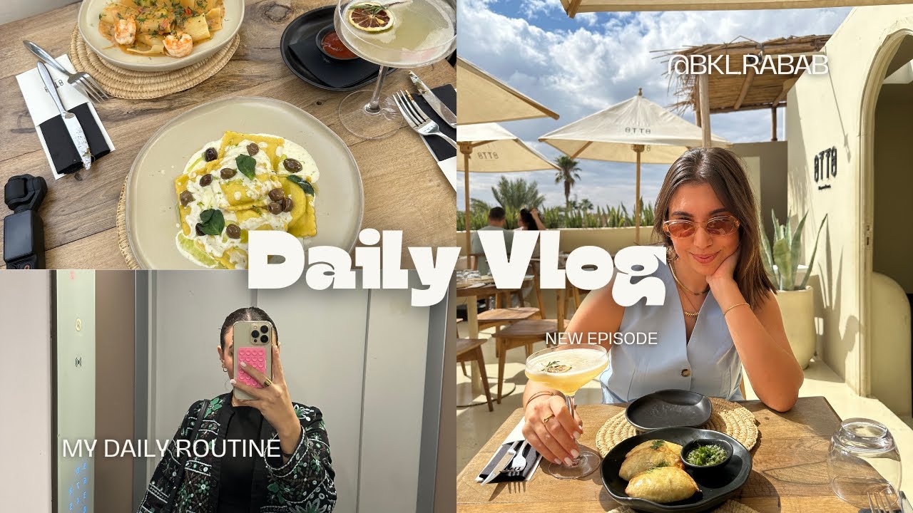 2 days Vlog entre Marrakech et Casa | daily routine, shopping, massage .. and much more  ❤️