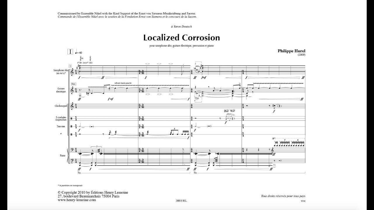 Philippe Hurel - Localized Corrosion (Nikel // A DECADE box set)