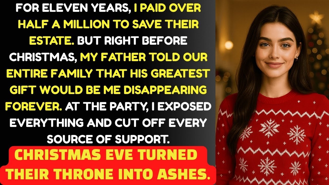 My Family Told Me “I Wish You’d DISAPPEAR on Christmas Eve”—24 Hours Later, They Lost $2.5M.