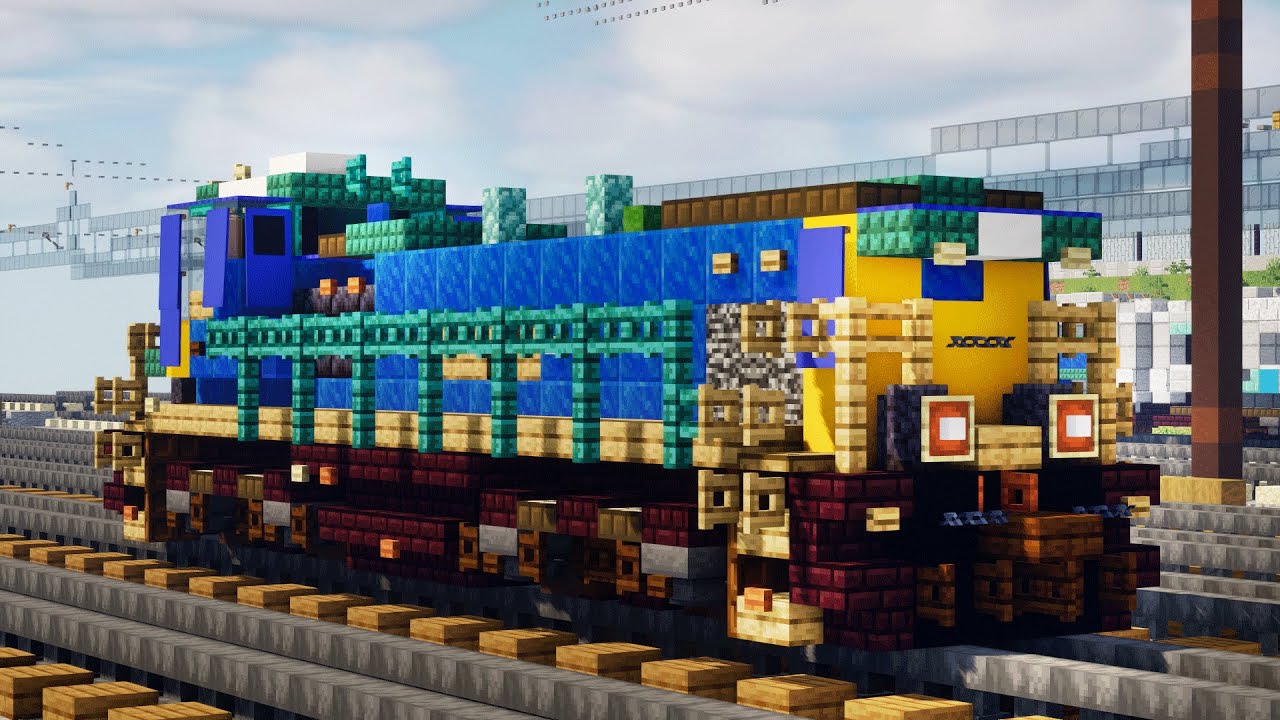 Minecraft CSX MP15AC Switcher Train Tutorial