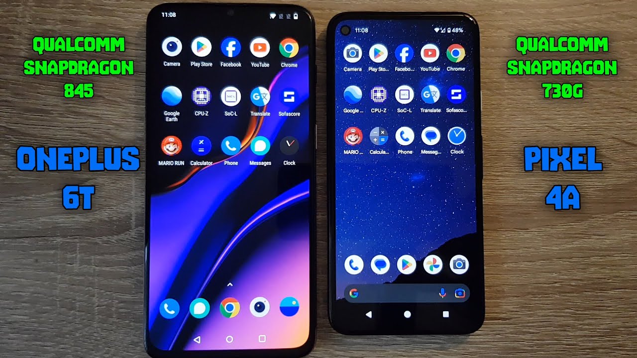 OnePlus 6T (Snapdragon 845) vs Google Pixel 4a (Snapdragon 730G) - Speed Test 2024