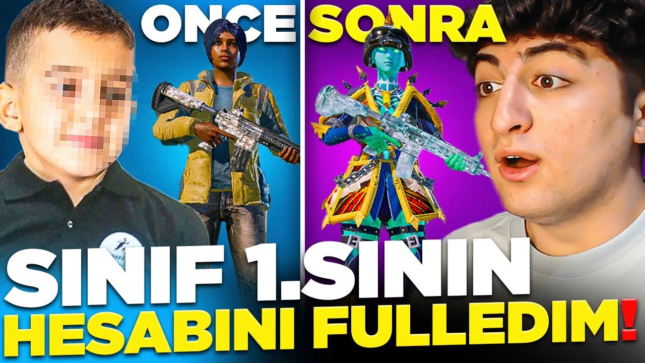 SINIF 1.Sİ TAKİPÇİME 60.000 UC'LİK AÇILIM! 2 BUZ DİYARI ÇIKARIP HESABINI FULLEDİM! | PUBG Mobile