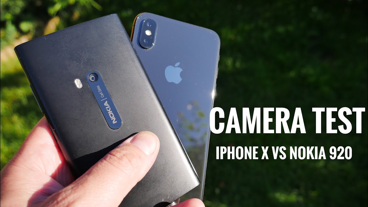 iPhone X vs Nokia Lumia 920 camera test