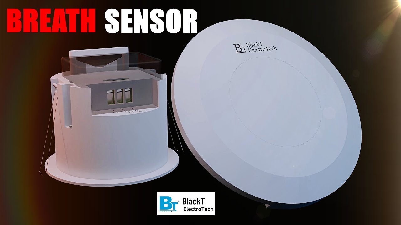 Microwave presence sensor 360&deg; motion detection for home and office | BT34P Breath detection sensor