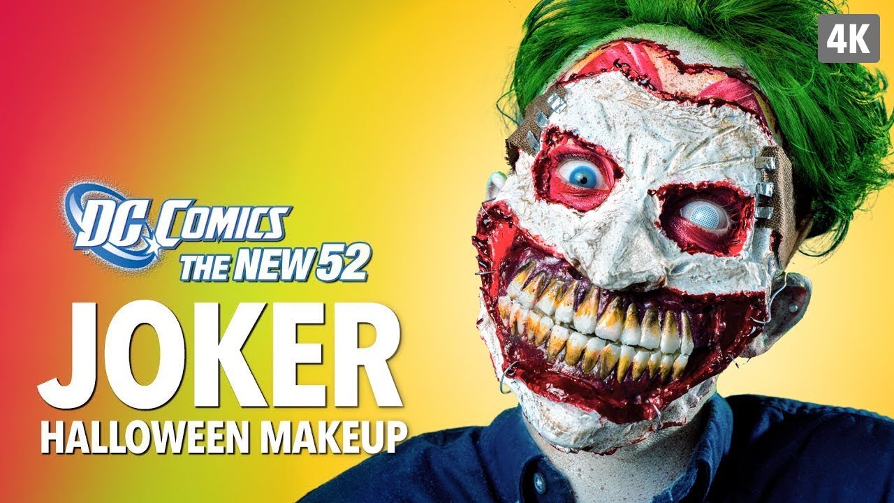 The New 52 Joker Halloween Makeup Tutorial