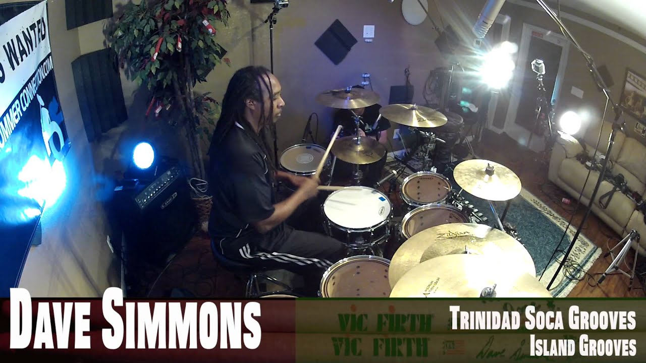 Trinidad Soca Groove - Drum Grooves - Dave Simmons - Island Grooves - 09
