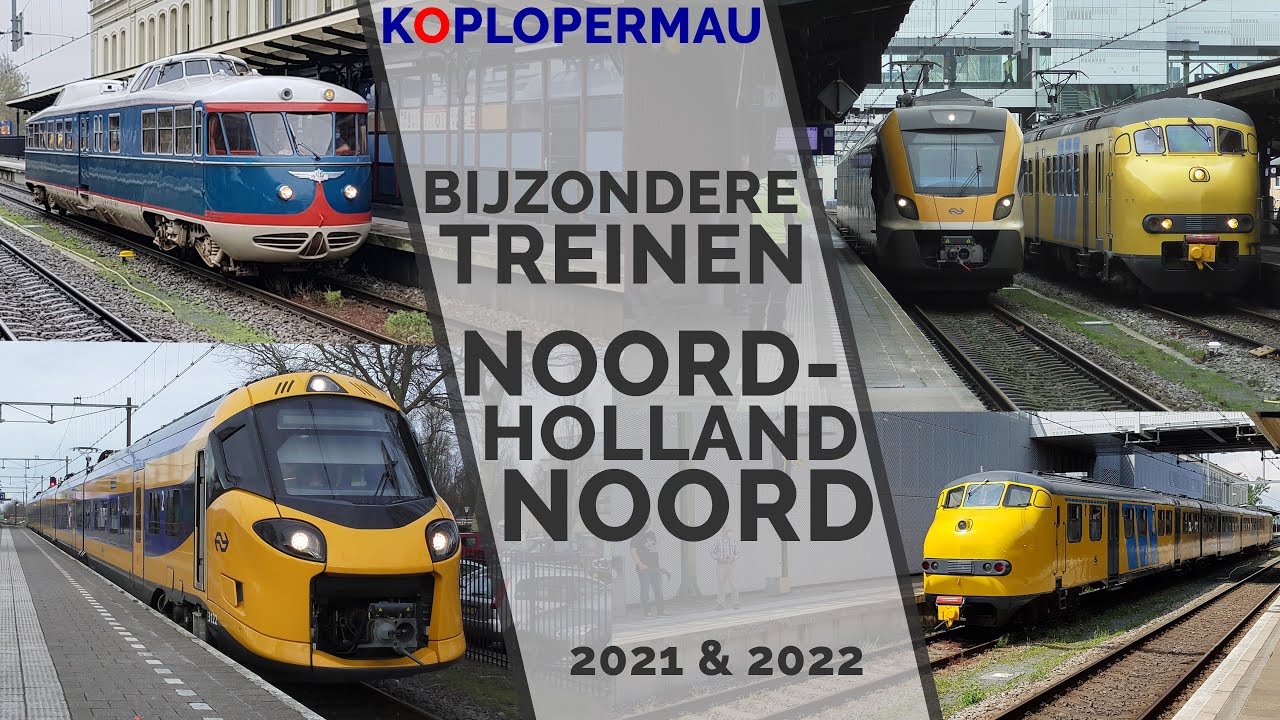 Bijzondere Treinen in Noord-Holland Noord (ICNG, VIRM, SGM, Kameel) - 2021 & 2022