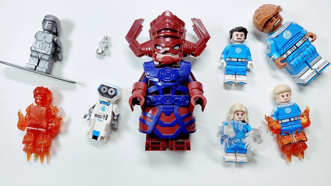 LEGO UNOFFICIAL FANTASTIC 4 | FANTASTIC 4 VS GALACTUS AND SILVER SURFER