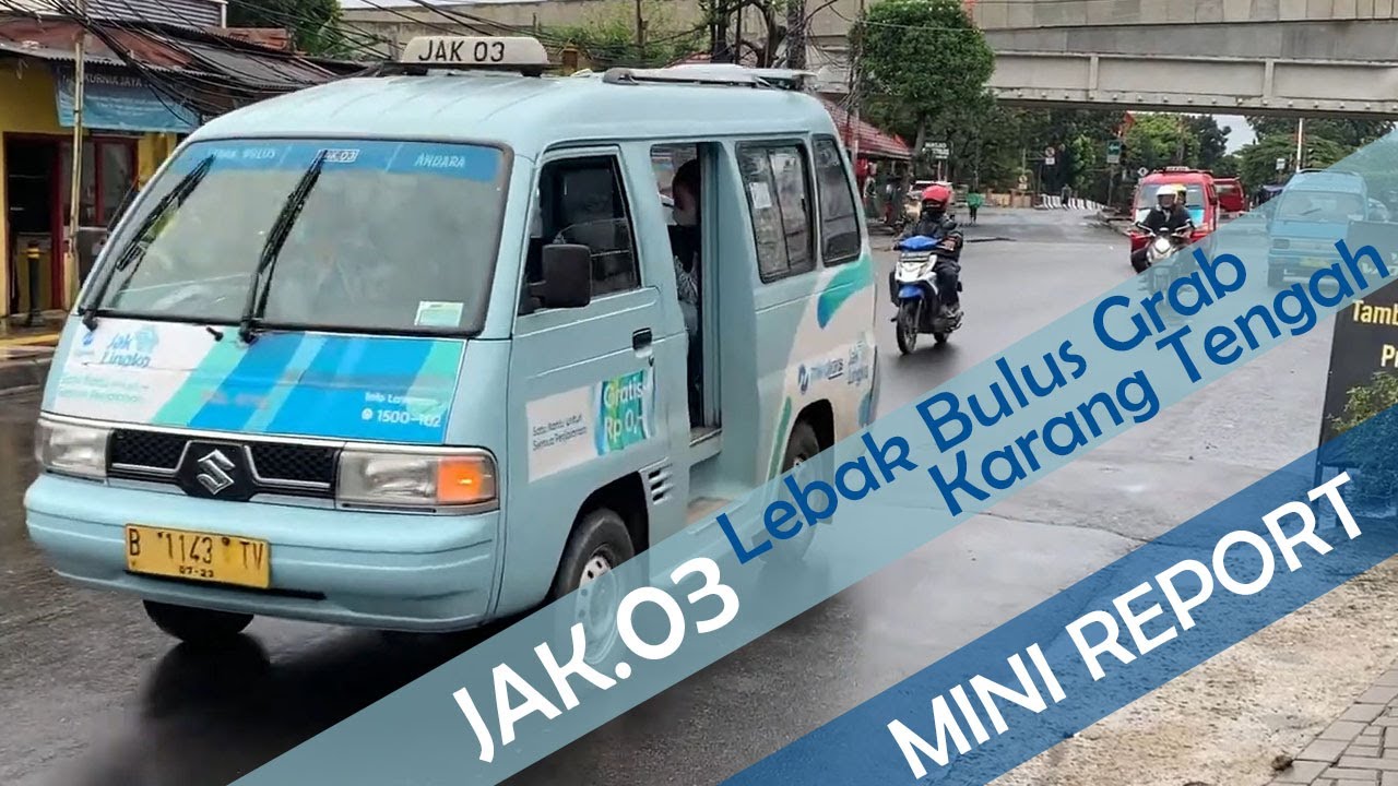 FREE RIDES FROM LEBAK BULUS! | Mikrotrans JakLingko | JAK.03 Lebak Bulus Grab to Karang Tengah
