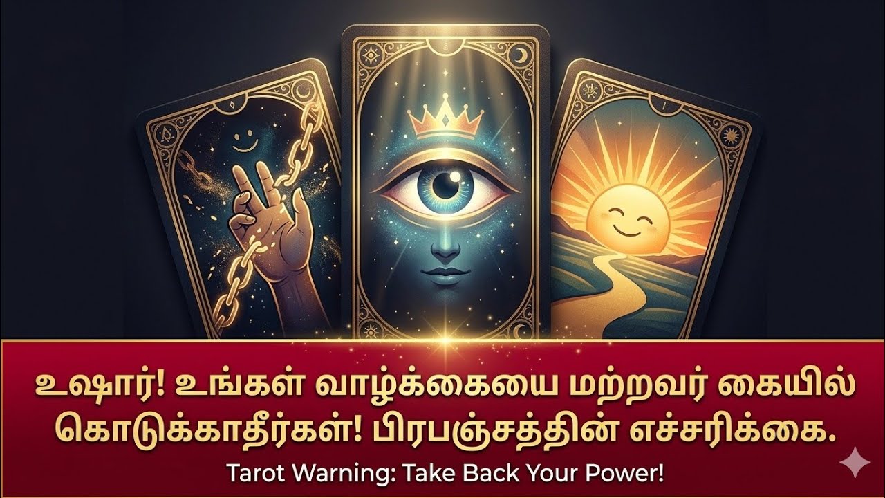 🧿 | உஷார்! உங்கள் வாழ்க்கையை மற்றவர் கையில் கொடுக்காதீர்கள்! பிரபஞ்சத்தின் எச்சரிக்கை