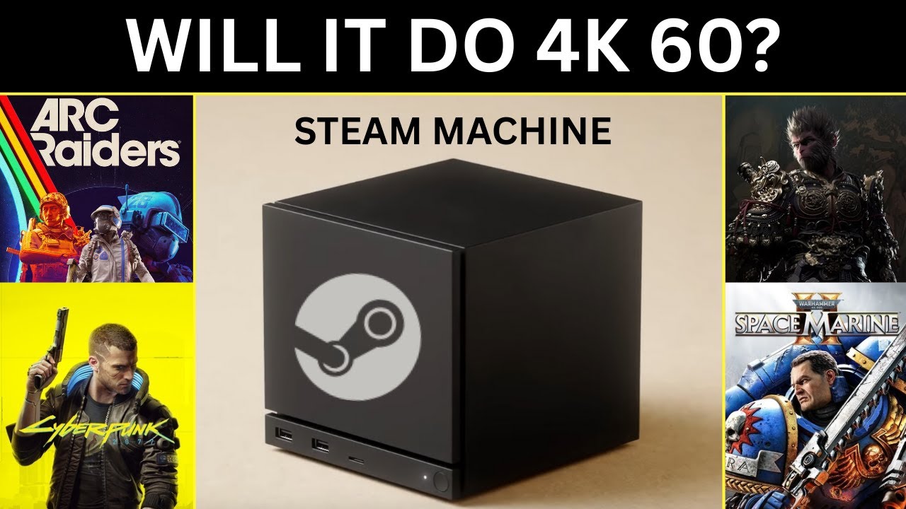 Сможет ли Steam Machine поддерживать разрешение 4K 60 кадров в секунду? Я протестировал свою само...