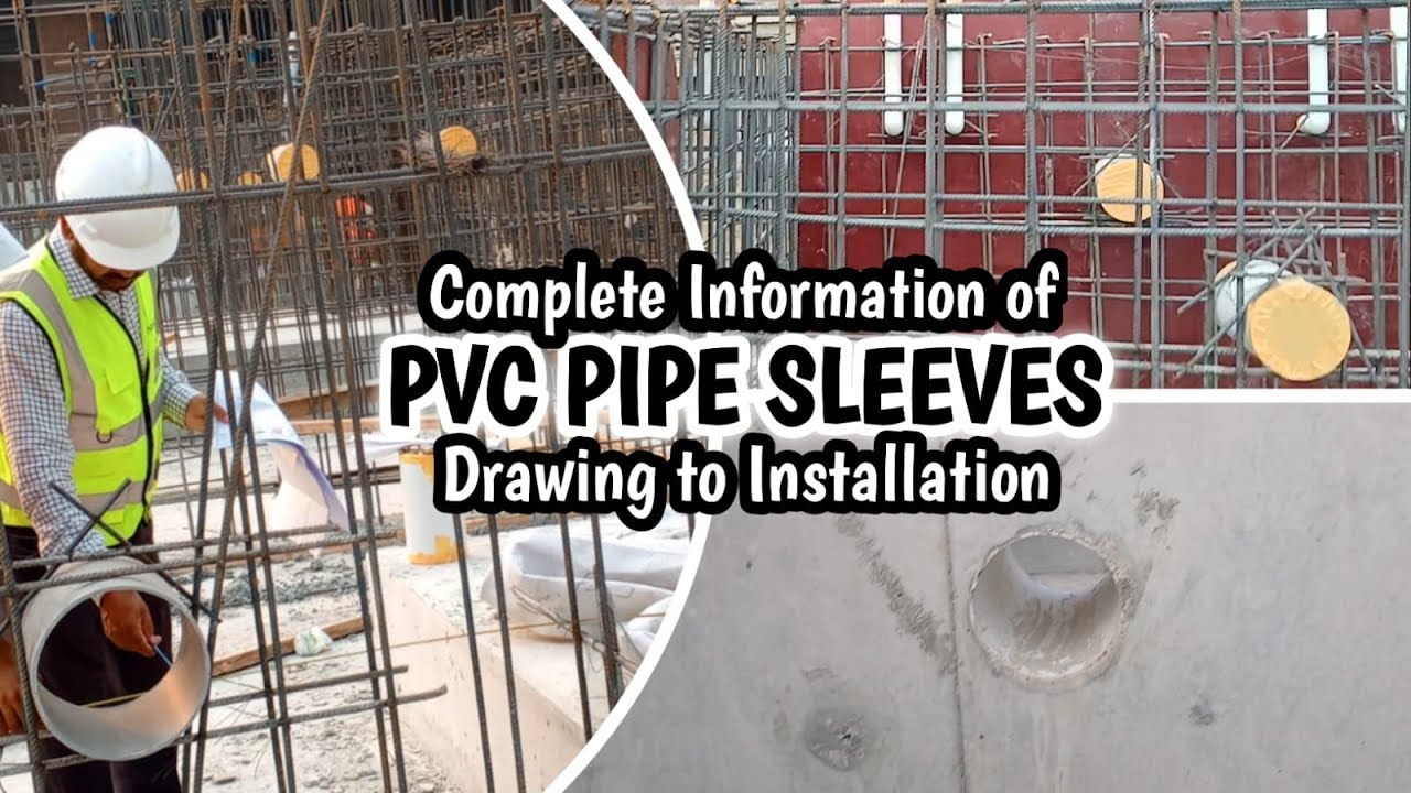 How to install PVC Pipe Sleeve in Plinth Beam with Shop Drawing in Urdu