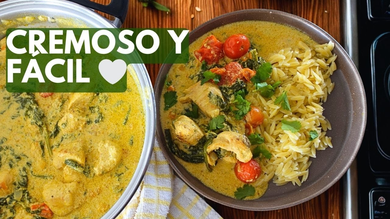 Si te gusta lo cremoso 🤍✨ guarda esta receta 🍗 #balanceandolavida