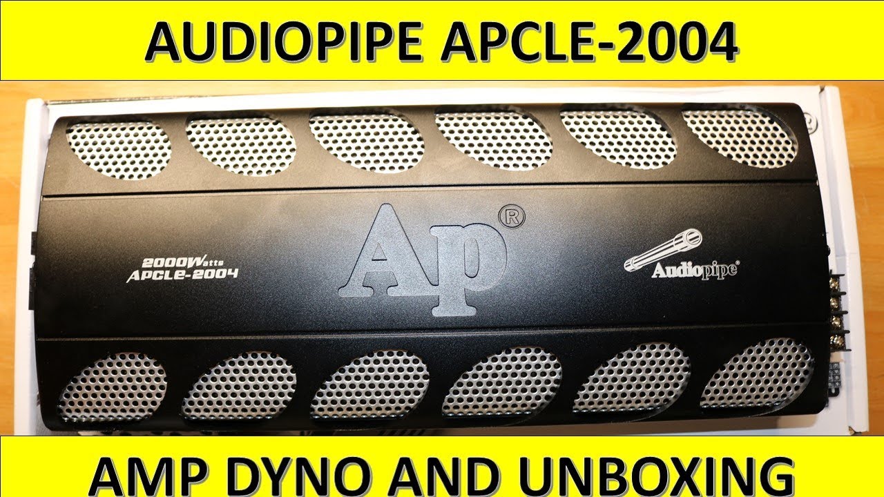 Audiopipe APCLE-2004 Amp Dyno and Unboxing