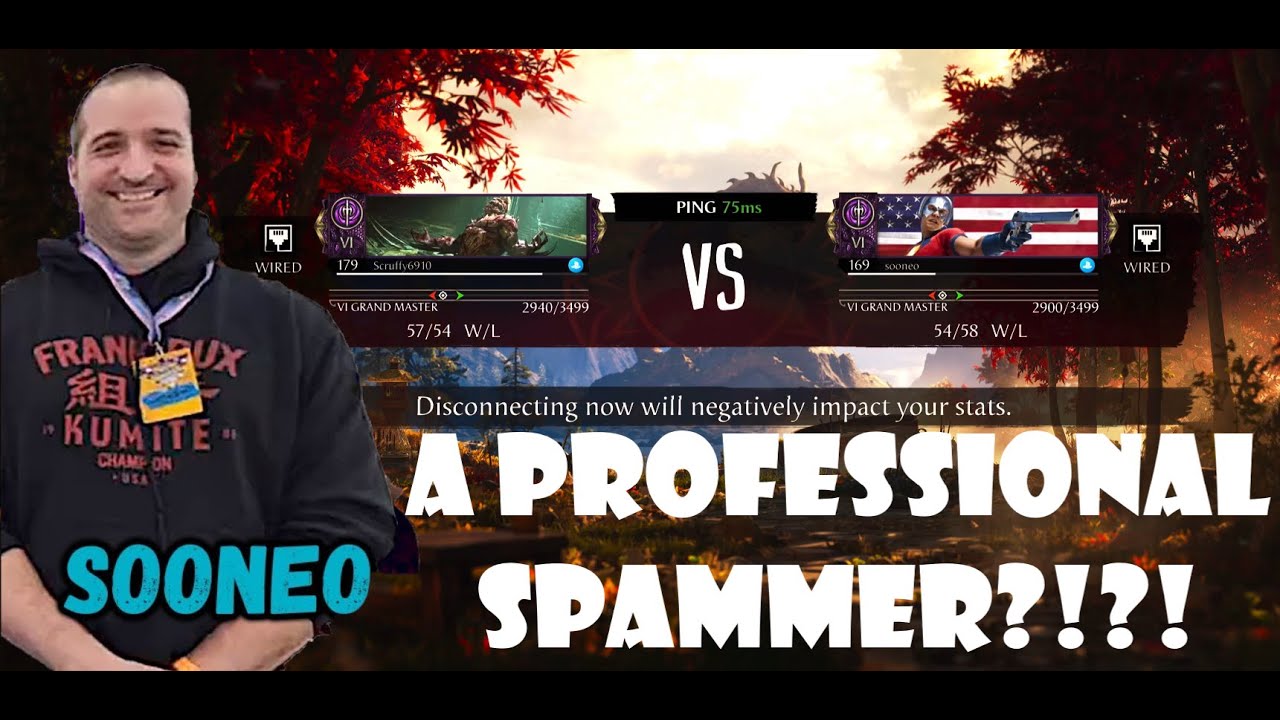 MK1 Kombat League: TESTING MY RESOLVE AGAINST A PROFESSIONAL SPAMMER!!!