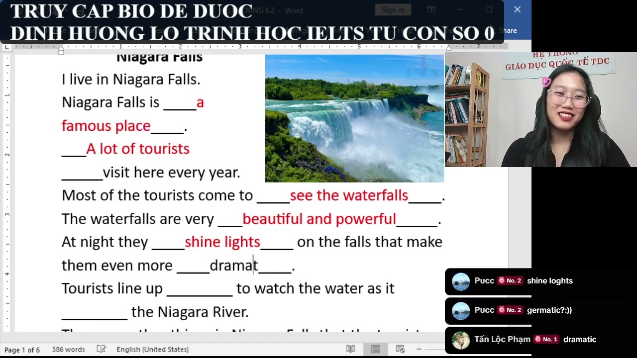 LUYỆN NGHE ĐIỀN TỪ CƠ BẢN - CÔ MY ĐẶNG IELTS