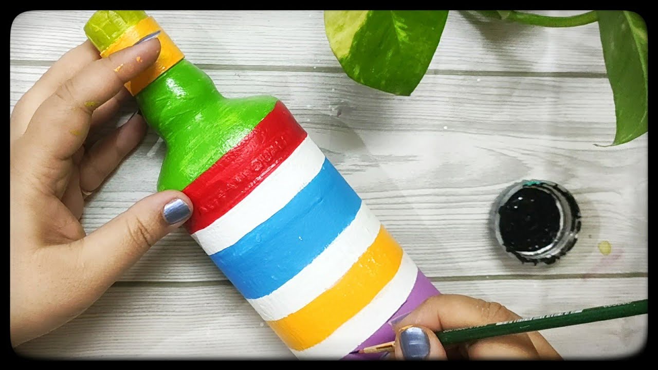 Pattachitra bottle art| Pattachitra Bottle Painting Tutorial| Glass Bottle Painting| Indian Folk Art