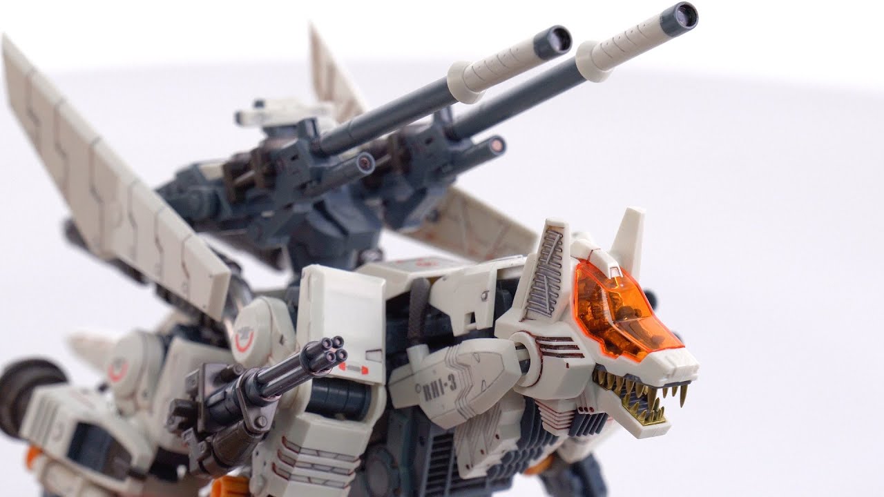 Mech model quick look: HMM Zoids Command Wolf (High-end Master Model) Repackage Version