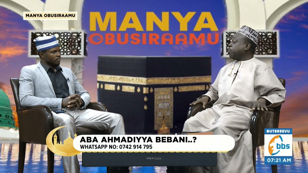 Aba Ahmadiyya bebaani......? #ManyaObusiraamu