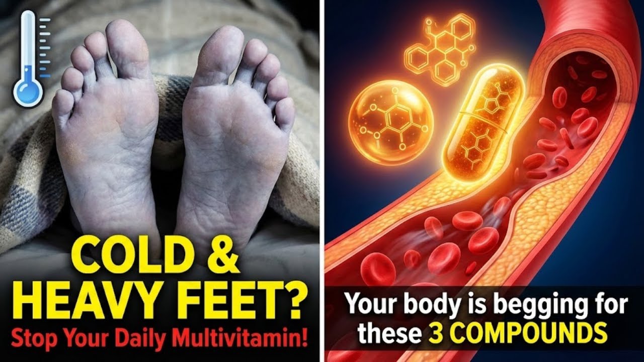 The ONLY 3 Vitamins Seniors Need To Dramatically Improve Leg Circulation