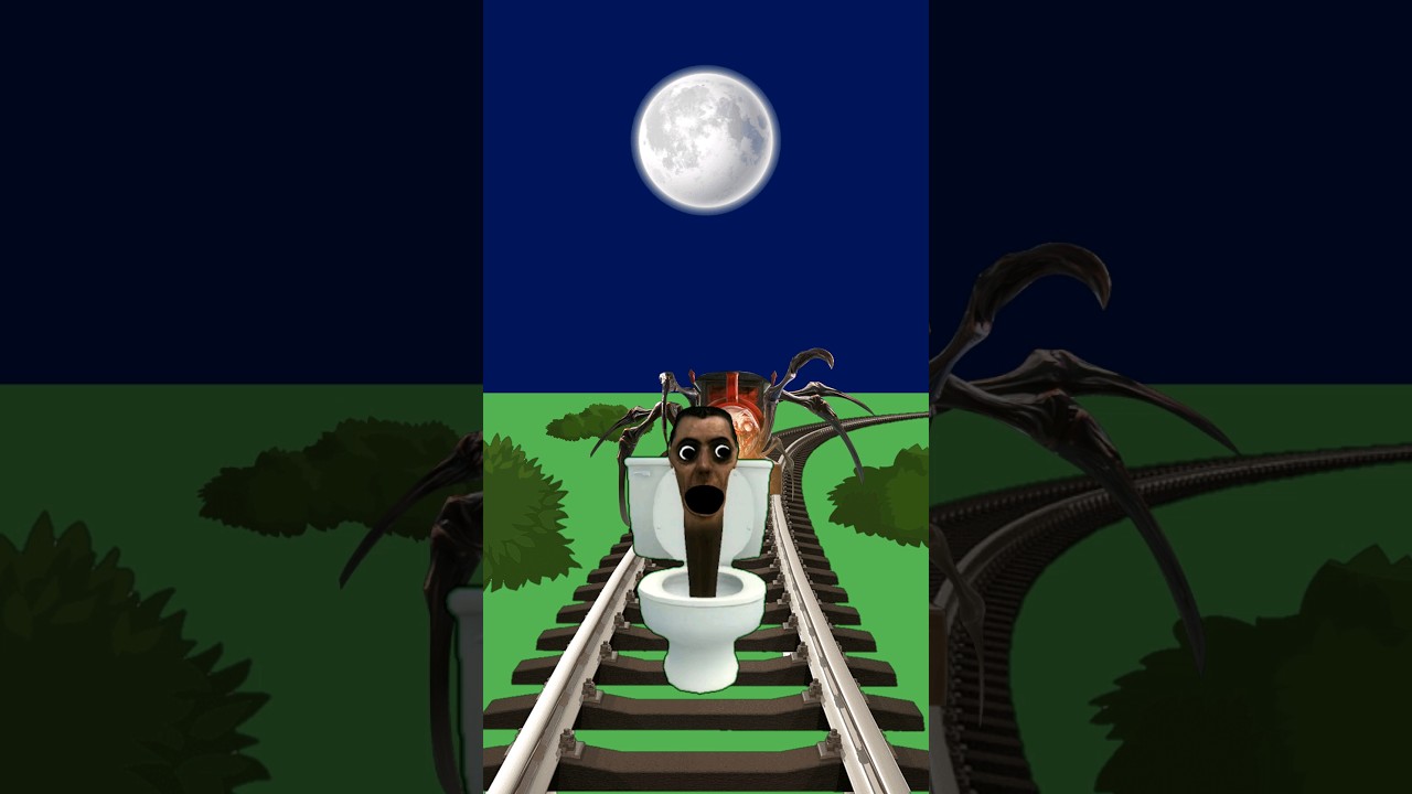 Pop Skibidi Toilet in the backrooms! Skibidi Toilet and Horror Choo Choo Charles #shorts
