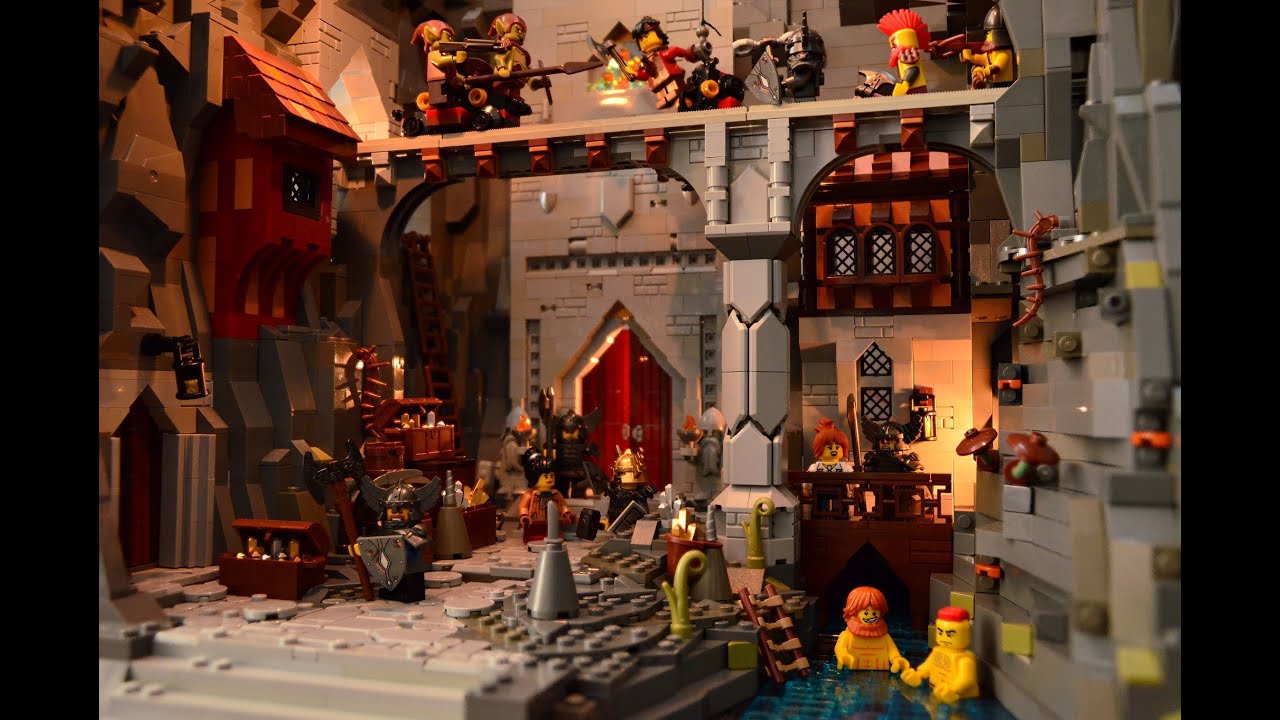 Everyday life of a dwarf (A LEGO Castle MOC)