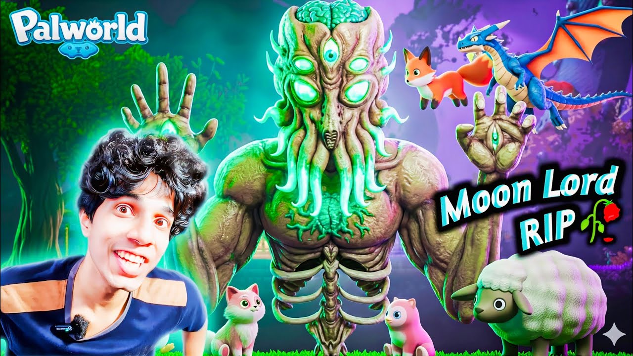 I MAKE BIG TRAP TO KILL MOON LORD IN Palworld 