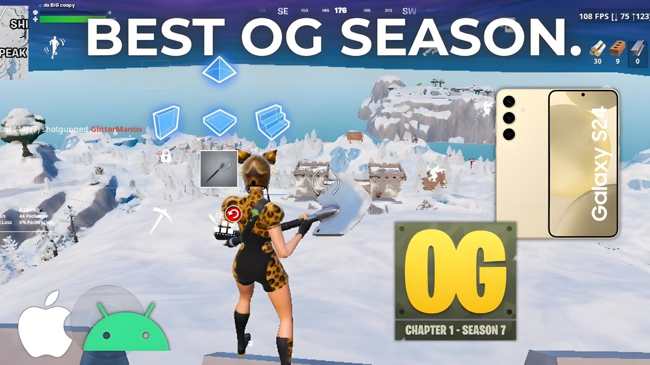 Fortnite OG Season 7 on Moblie (S24 120FPS)
