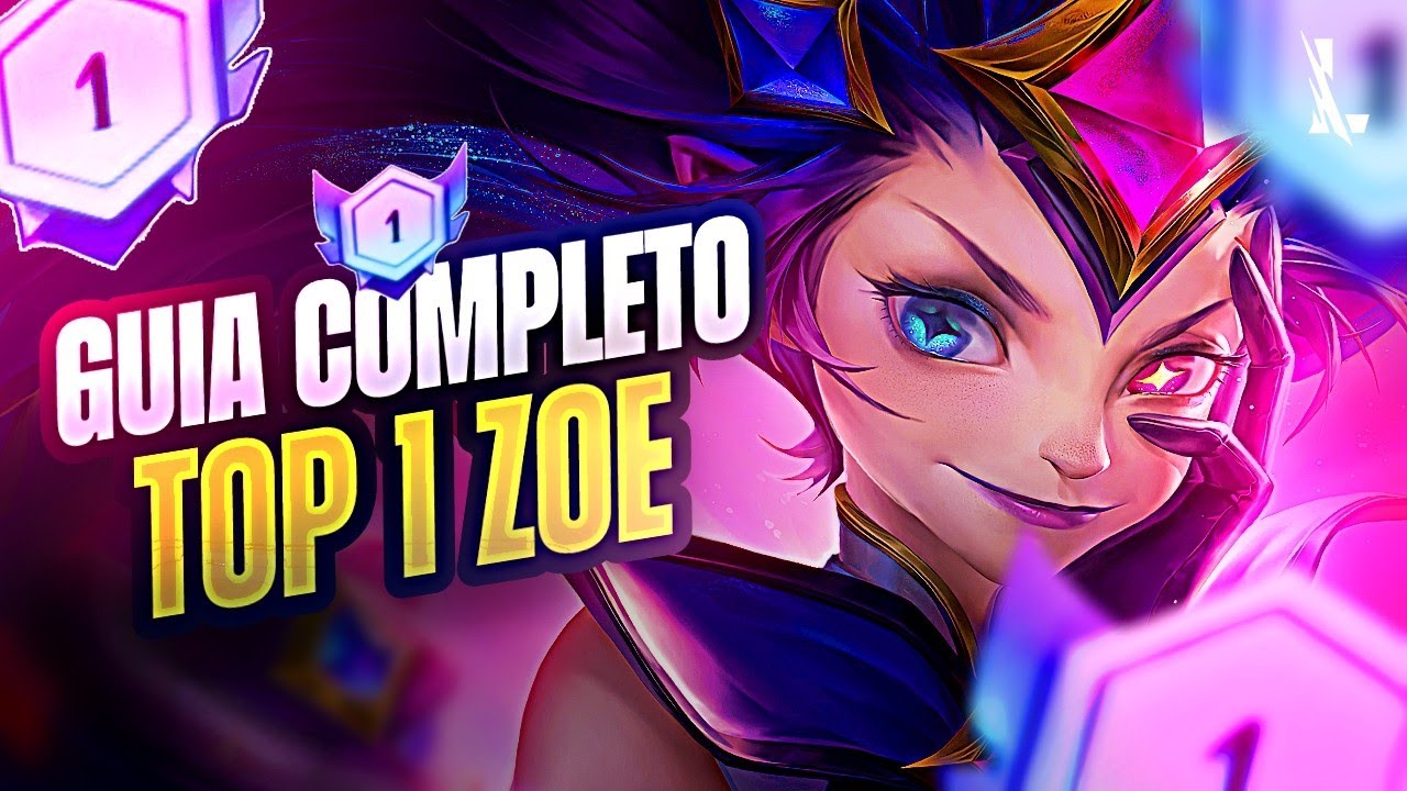 GUIA COMPLETO TOP1 ZOE | BUILD + RUNAS + COMBOS + DICAS | LoL Wild Rift