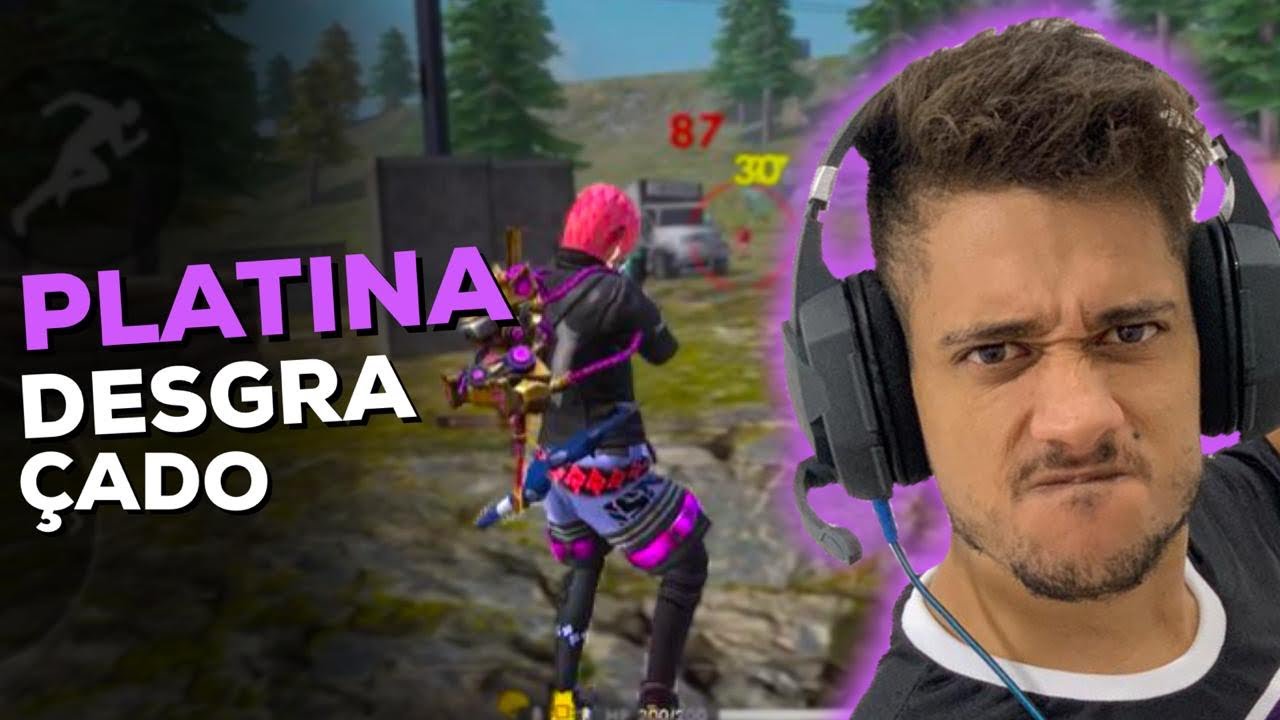 O DIA QUE UM PLATINA ESTRAGOU MINHA PARTIDA! EL GATO FREE FIRE