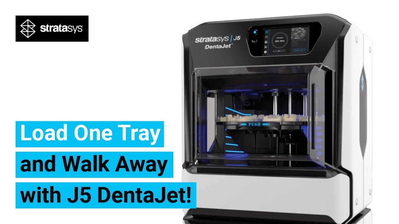 The J5 DentaJet Full Color 3D Printer – Load One Tray and Walk Away